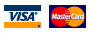 VISA and Mastercard logos